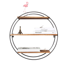 Load image into Gallery viewer, 3 Tier Geometric Circle Wall Shelves