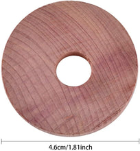 Load image into Gallery viewer, Cedar Chips and Rings for Clothes Storage (Pack of 30)