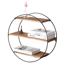 Load image into Gallery viewer, 3 Tier Geometric Circle Wall Shelves