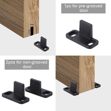 Load image into Gallery viewer, 2pcs Barn Door Floor Guide - Floor Mounted