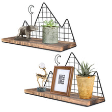 Load image into Gallery viewer, Mountain Floating Shelves (Set of 2)